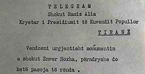 Kastriot Dervishi: Telegrame ultimative që tronditën botën :)